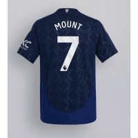 Fotballdrakt Herre Manchester United Mason Mount #7 Bortedrakt 2024-25 Kortermet